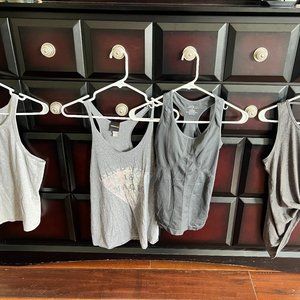 Gray Workout Tops